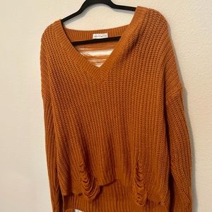 Distressed Sweater